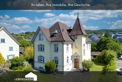 Schlossflair am Untersee. Historische Jugendstilvilla mit 3 Wohnungen in Steckborn TG, 8260 Steckborn, Mehrfamilienhaus
