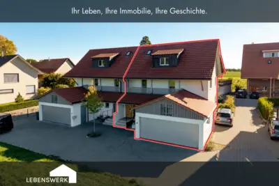 Modernes 5.5-Zimmer-Doppeleinfamilienhaus mit Garten und zwei Balkonen, Graltshausen (Berg TG), 8572 Graltshausen, Doppelhaushälfte