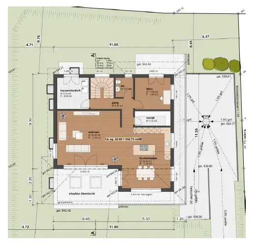 Grundriss EG.