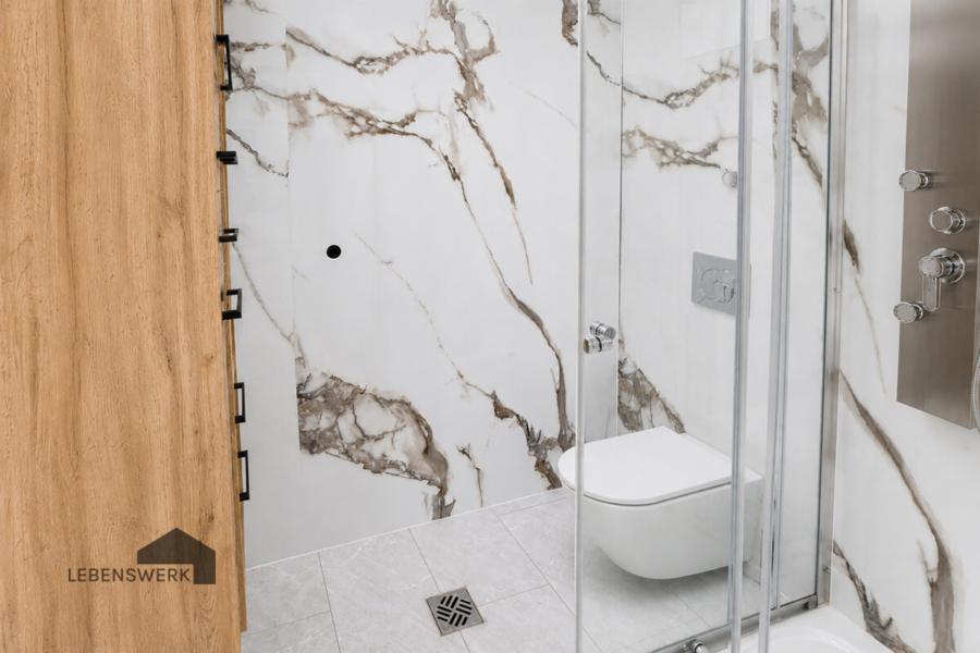 Nahezu alle Zimmer verfügen über eine eigene Nasszelle