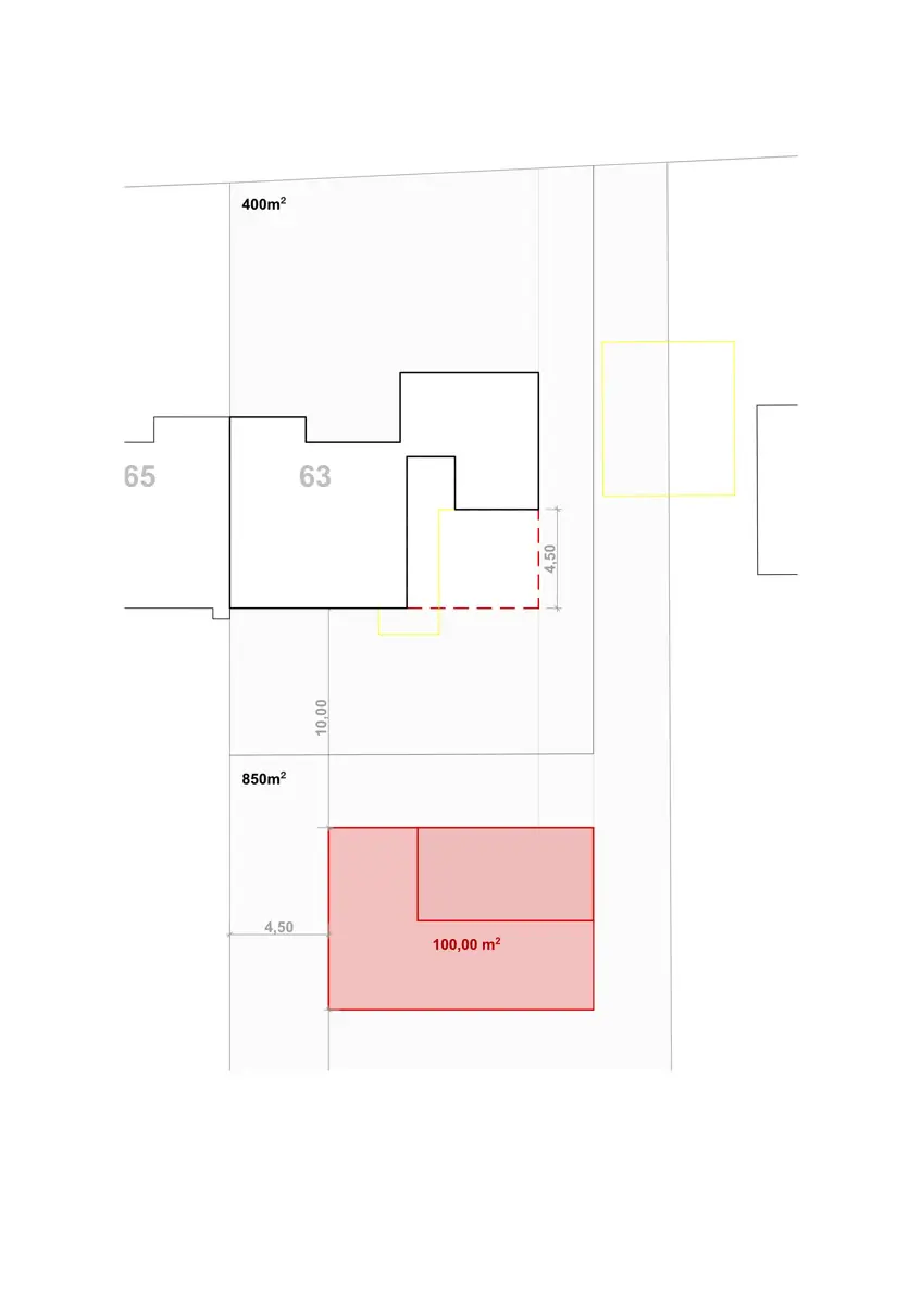 Neues EFH - Lageplan