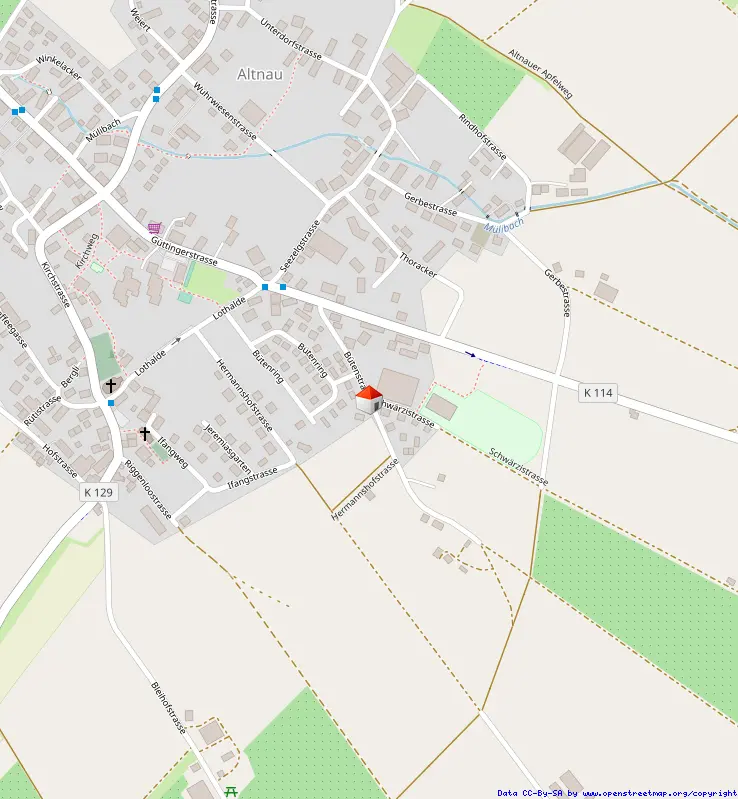 Lageplan Bütenquartier