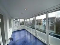 Verglaster Balkon mit Weitblick...