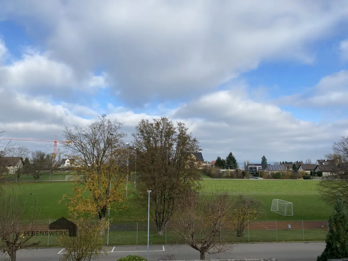 Aussicht von den drei Schlafzimmern