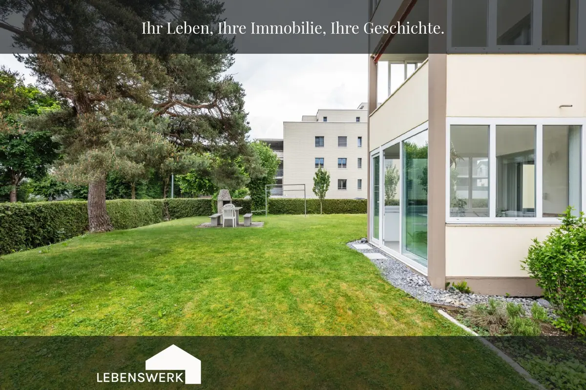 Grosse Gartenfläche im Sonderrecht