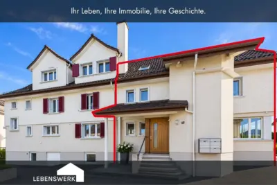 Hausteil mit Gewerbefläche und Wohnpotenzial in Dettighofen (Lengwil) TG, 8574 Lengwil, Haus