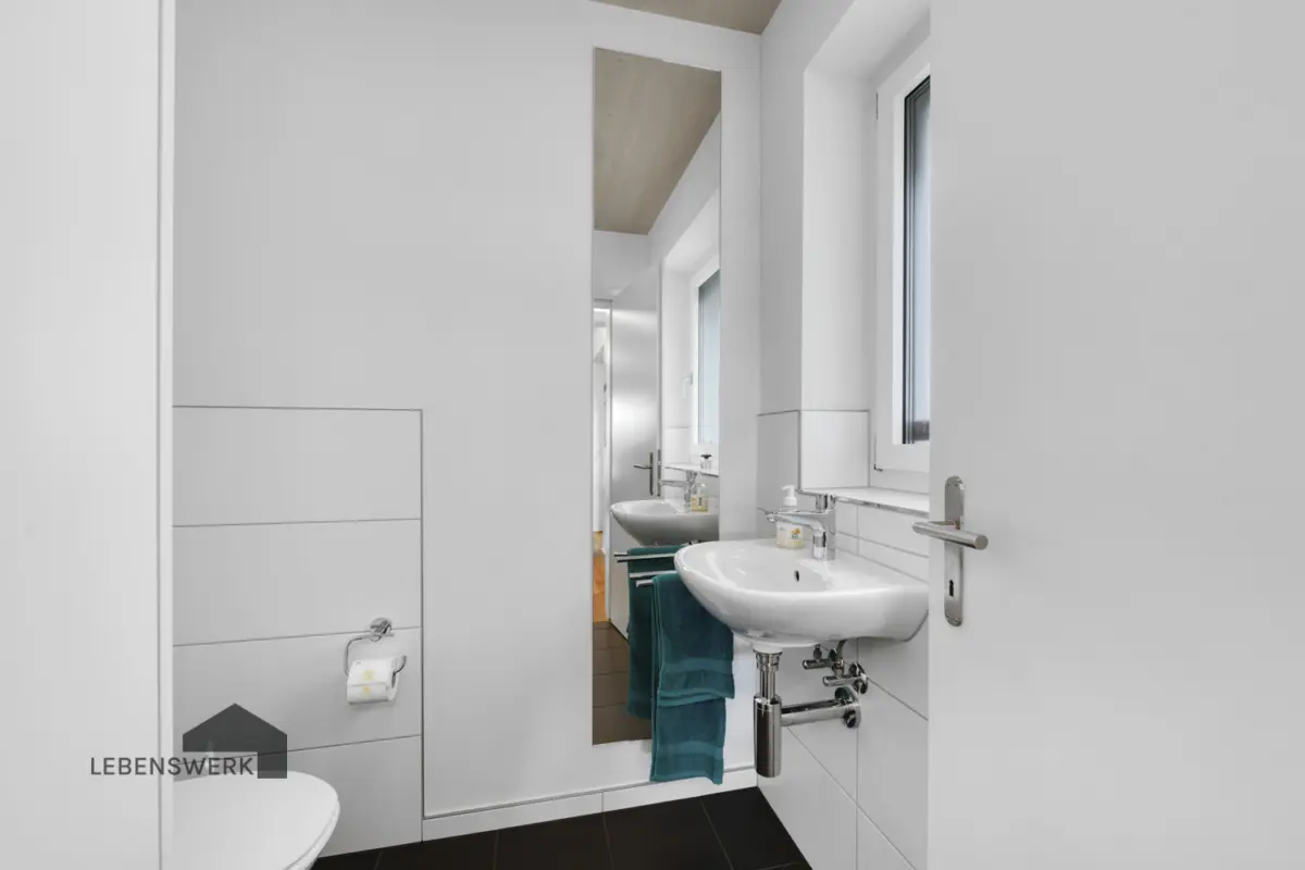 Gäste-WC im Wohngeschoss