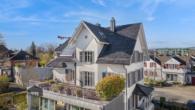 Aussenansicht der herrlichen Dachterrasse - Moderne trifft klassischen Stil – Zweifamilienhaus für vielseitige Nutzung (Wohnen/Gewerbe)