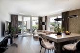 Lichtdurchfluteter Wohn- und Essbereich - Moderne Gartenwohnung in Amriswil, Bezirk Arbon TG