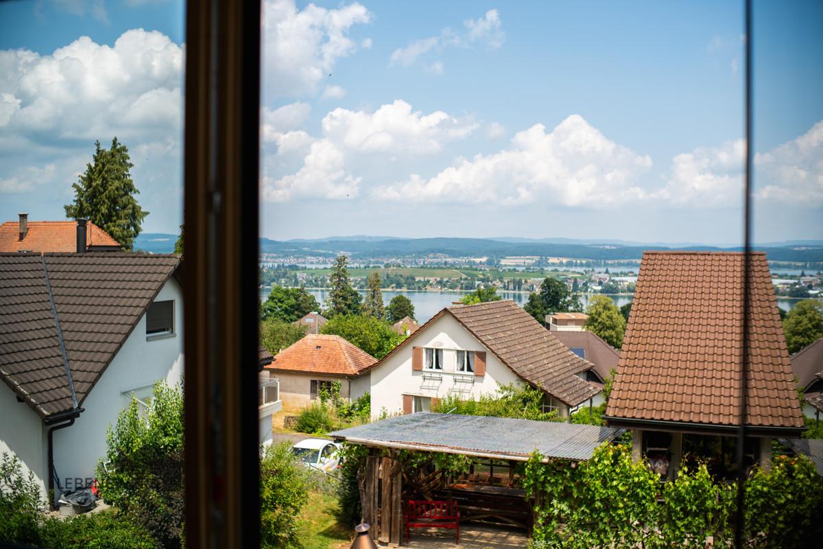 Wunderschöner Blick aus dem Fenster