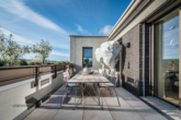 Terasse Süd mit Sonnenstoren - Rivage: Exklusive 4.5 Zimmer-Attikawohnung – Bottighofen TG