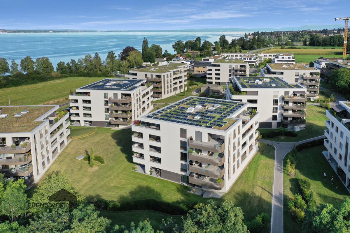 Südwest- Ansicht Rivage Überbauung