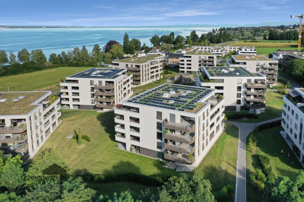 Südwest- Ansicht Rivage Überbauung