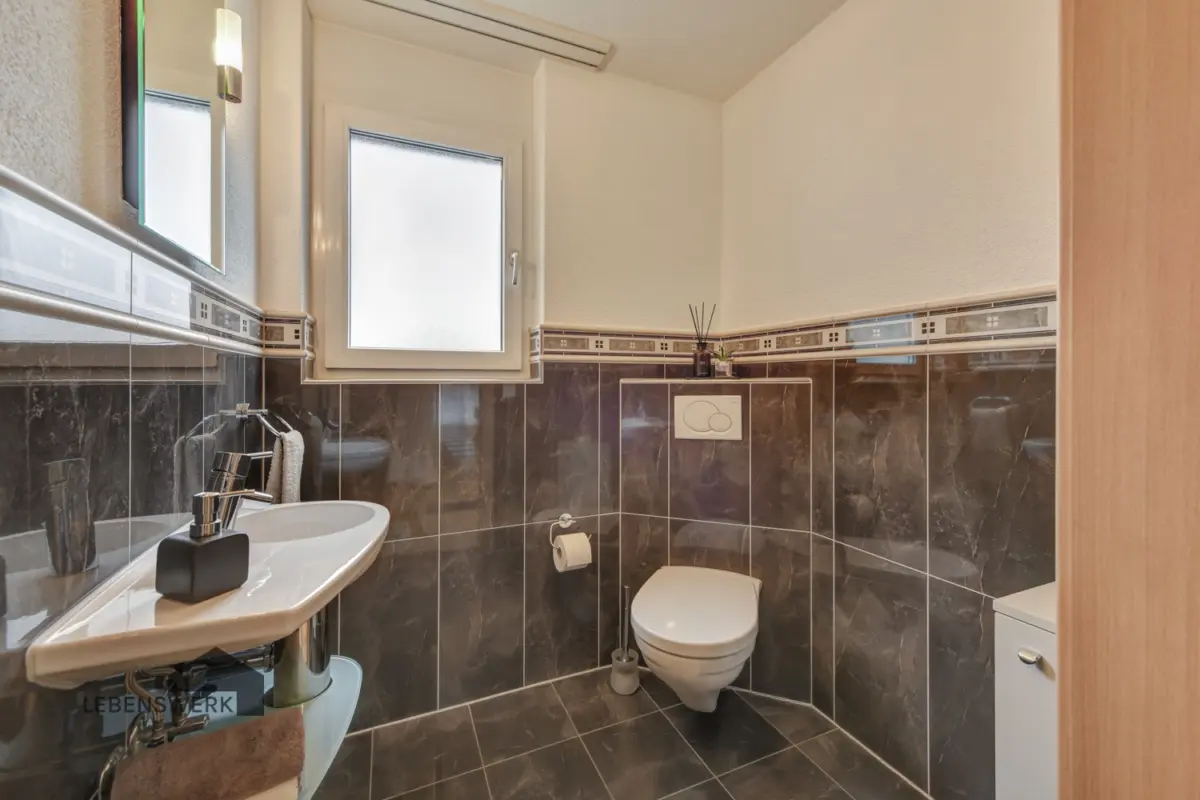 Gästetoilette im Erdgeschoss
