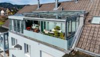 Herrliche Aussenterrasse mit Weitblick