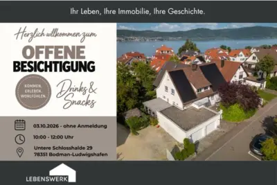 Wohnen, wo andere Urlaub machen – mit Hallenbad und Seeblick, Bodman-Ludwigshafen (DE), 78351 Bodman-Ludwigshafen, Einfamilienhaus