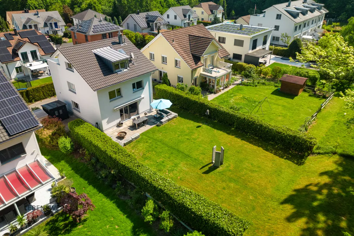 Gartenbereich nach Südwesten ausgerichtet für sonnige Sommerabende