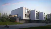 Objektansicht Ost - NEUBAUPROJEKT: Grosses 6.5-Zi. Reihenmittelhaus Nr. C – Altnau TG