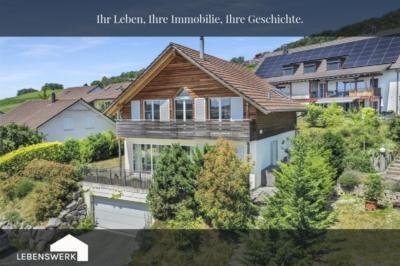 Helles Einfamilienhaus mit Alpenpanorama – Bezirk Frauenfeld, 8500 Frauenfeld, Einfamilienhaus