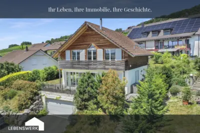 Helles Einfamilienhaus mit Alpenpanorama – Bezirk Frauenfeld, 8500 Frauenfeld, Einfamilienhaus