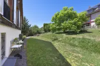 Schattiger Garten im Osten