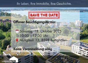 NEUER PREIS: Exklusives Wohngefühl über dem Bodensee – 4.5-Zimmer-Attika im RIVAGE, Bottighofen TG, 8598 Bottighofen, Attikawohnung
