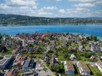 Blick über Steckborn und den Untersee