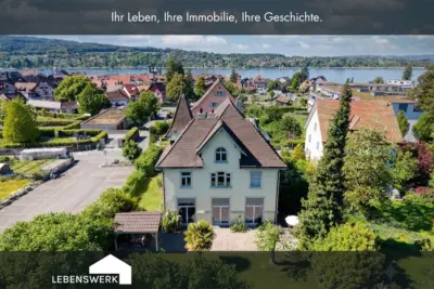 Ein Haus wie ein kleines Schloss. Historische Jugendstilvilla mit 3 Wohnungen in Steckborn TG, 8260 Steckborn, Haus