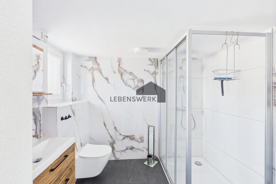 Nahezu alle Zimmer verfügen über eine eigene Nasszelle