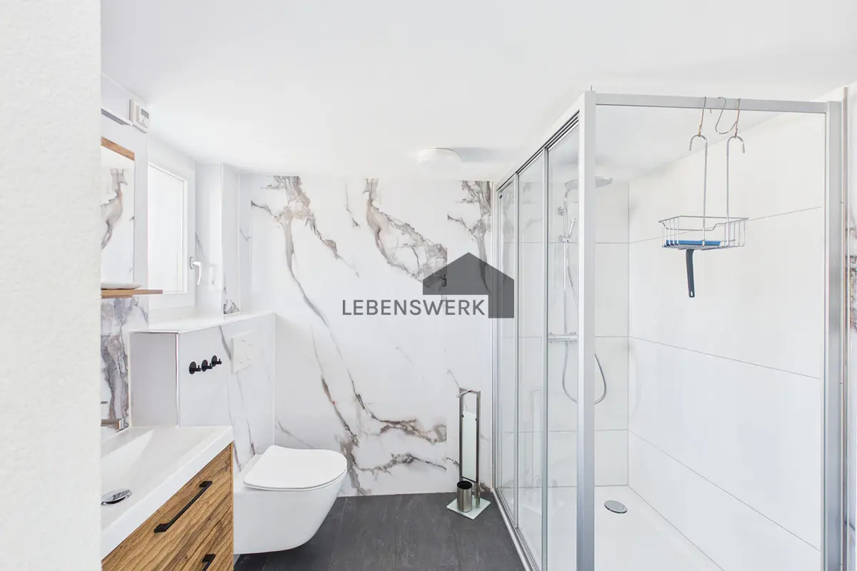 Nahezu alle Zimmer verfügen über eine eigene Nasszelle