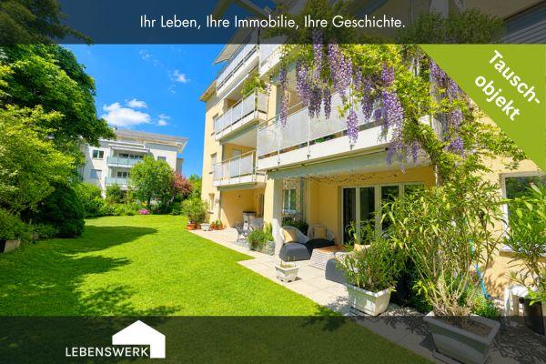 Gartenwohnung mit viel Gartenumschwung
