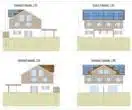 Ansichten 1:50 - NEUBAU: DEFH B mit Keller, Carport und Garten