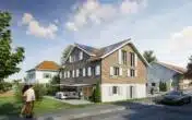 Attraktives Doppeleinfamilienhaus mit direktem Naherholungsgebiet - NEUBAU: DEFH B mit Keller, Carport und Garten