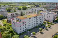 Aussenansicht vom Mehrfamilienhaus