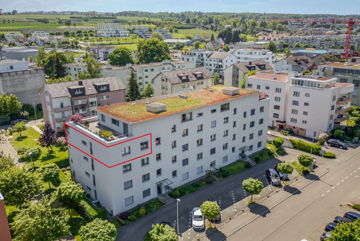 Aussenansicht vom Mehrfamilienhaus