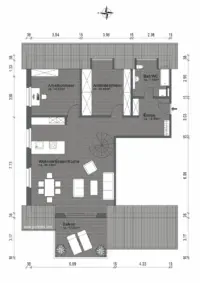 Grundriss 3. Obergeschoss
