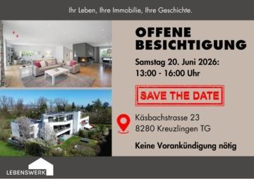 Offene Besichtigung | 20.06.2026 – Licht. Raum. Lebensqualität., Kreuzlingen TG, 8280 Kreuzlingen, Etagenwohnung