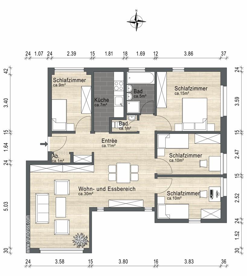 Gartenwohnung