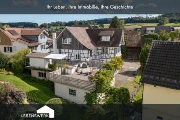 Historie trifft Modernität: Riegelhaus mit Seesicht, Scherzingen TG, 8596 Scherzingen, Einfamilienhaus