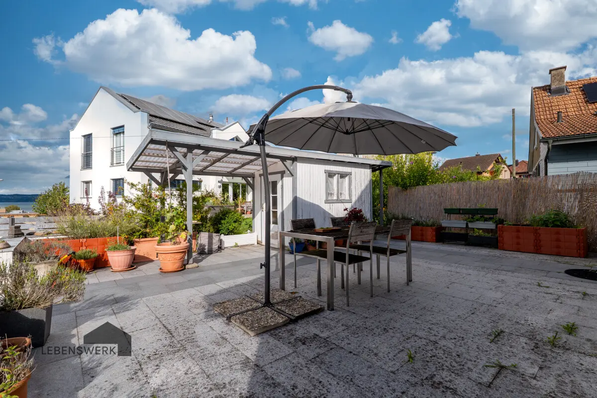 Terrasse zum Geniessen im Freien