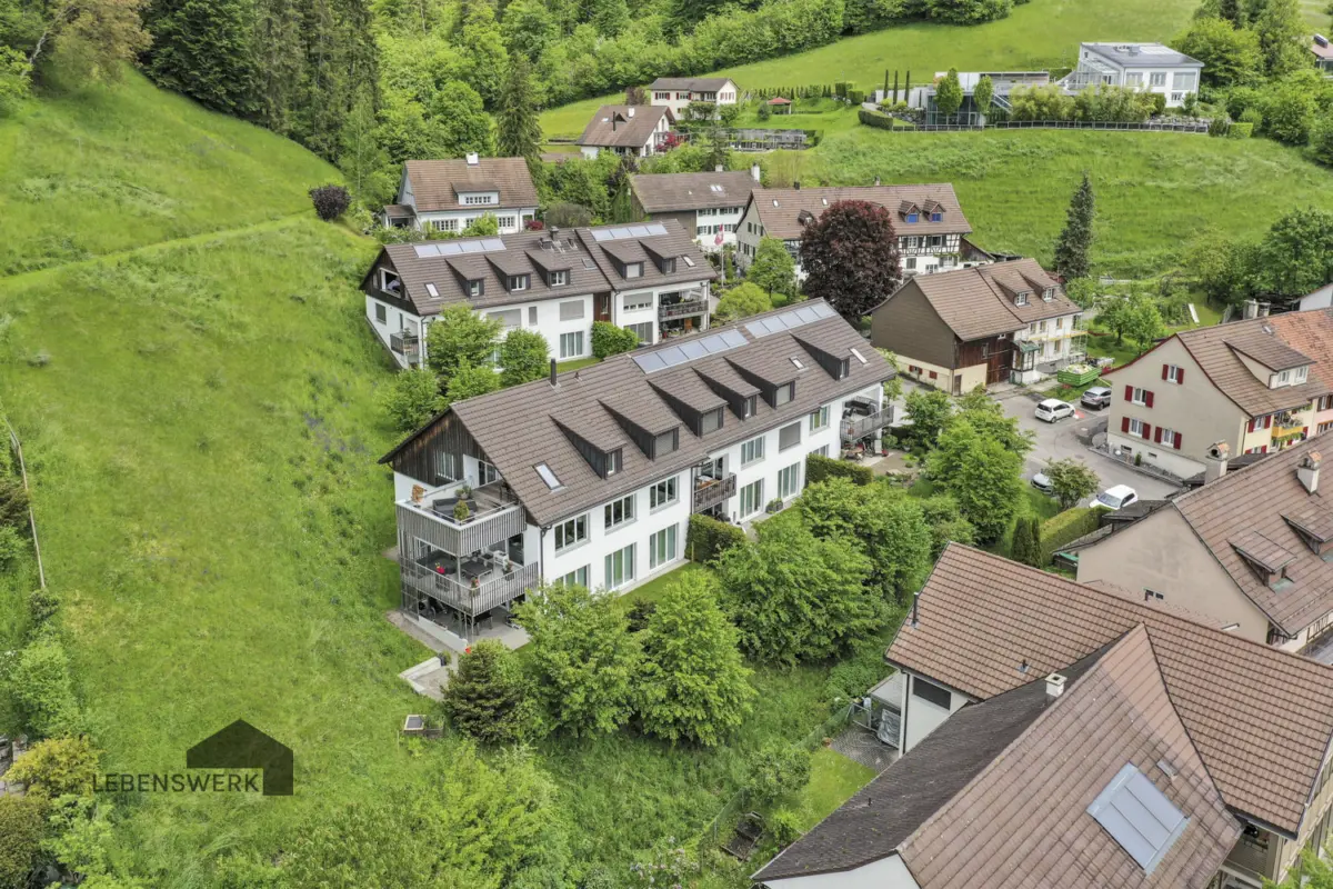 Ruhige Oase am Hang von Stettfurt