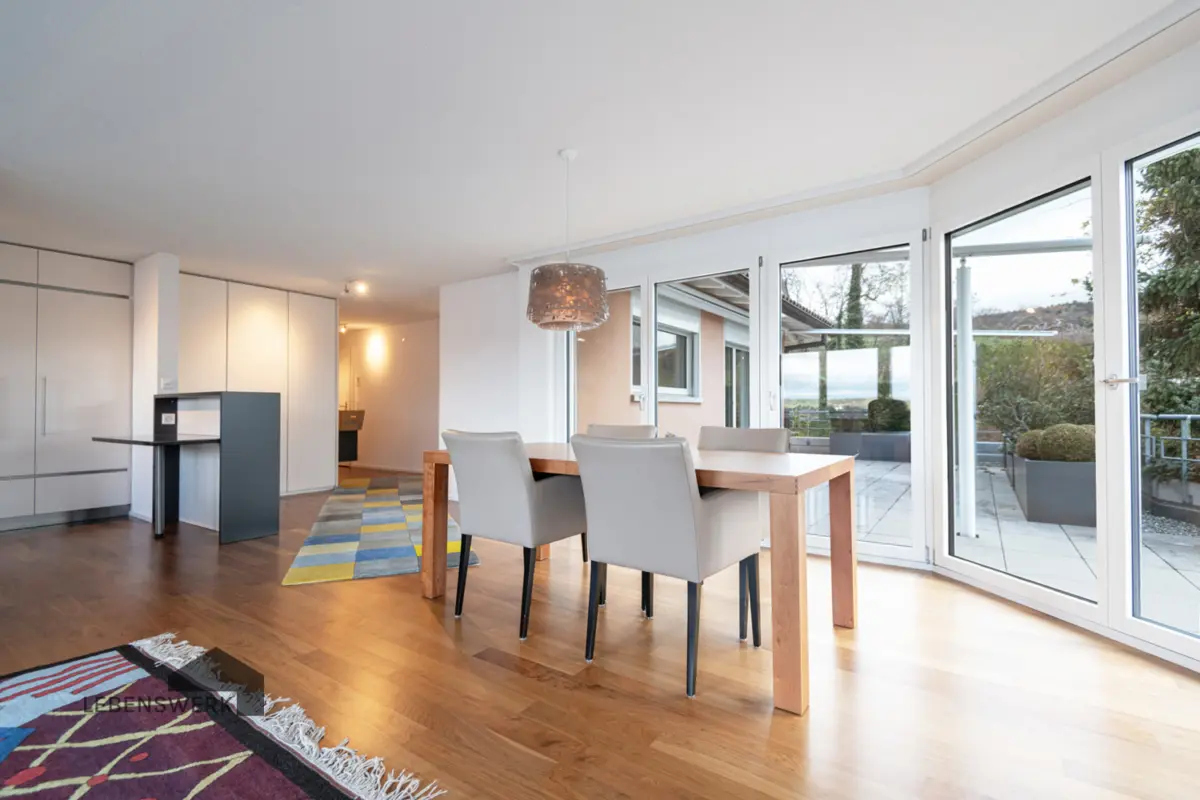 Blick zur Terrasse