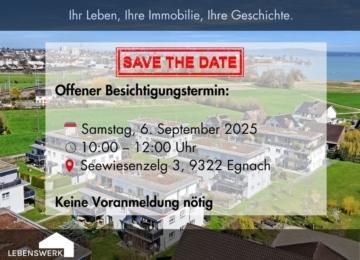 Zeitlose und moderne Attikawohnung in Seenähe – Egnach TG, 9322 Egnach, Attikawohnung